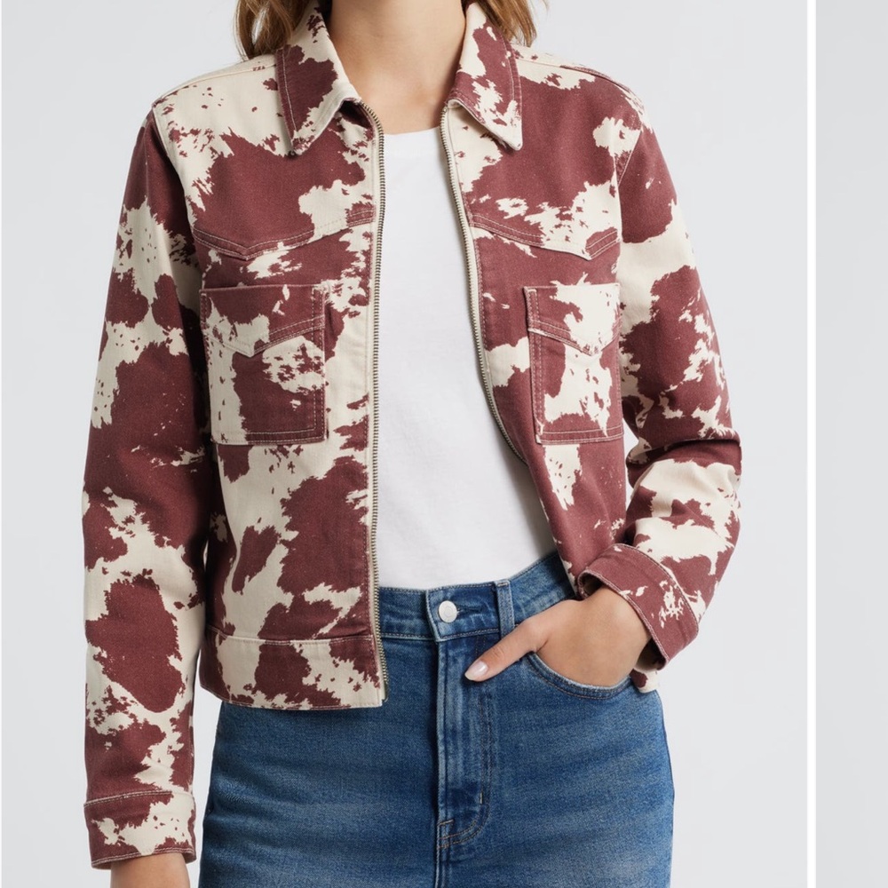 Rails trabuco cowgirl front zip jacket small